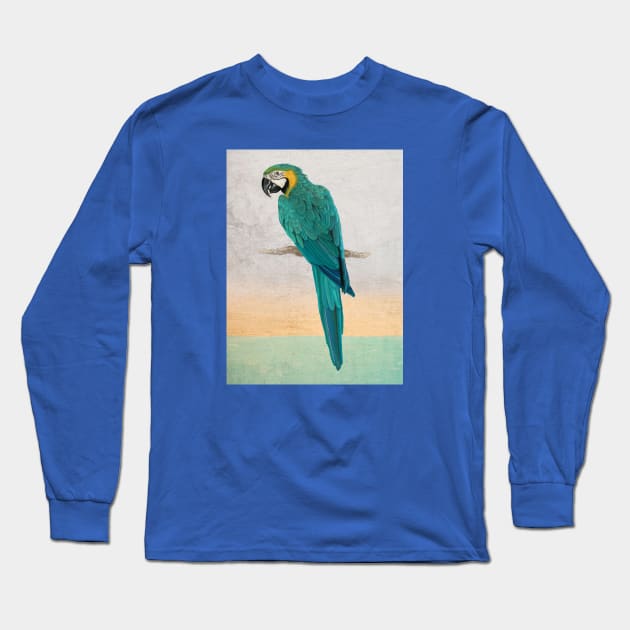 Graffiti Macaw Long Sleeve T-Shirt by Seven Trees Design